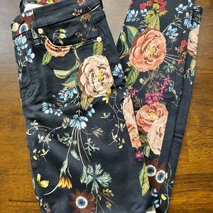 Seven7 Seven For All MankindAnkle Skinny English Botanical Floral Print Jeans